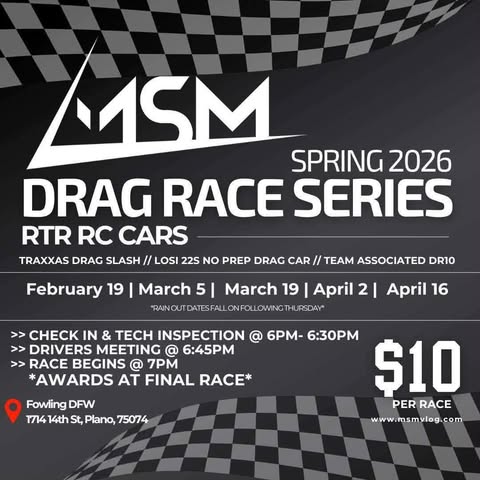 MSM Summer 26' Drag Race Series - Race #4 | April 2