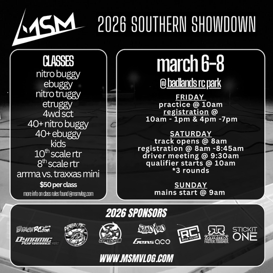 2026 MSM Southern Showdown @ Badlands RC Park | March 6-8