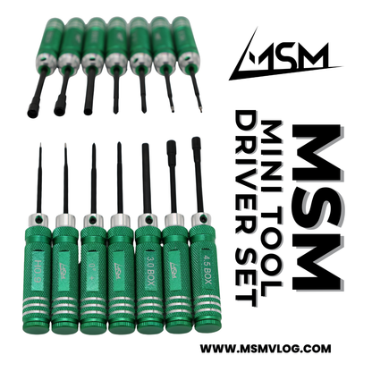 MSM Mini Tool Set for Mini-Z and 1RC Cars