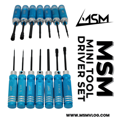 MSM Mini Tool Set for Mini-Z and 1RC Cars