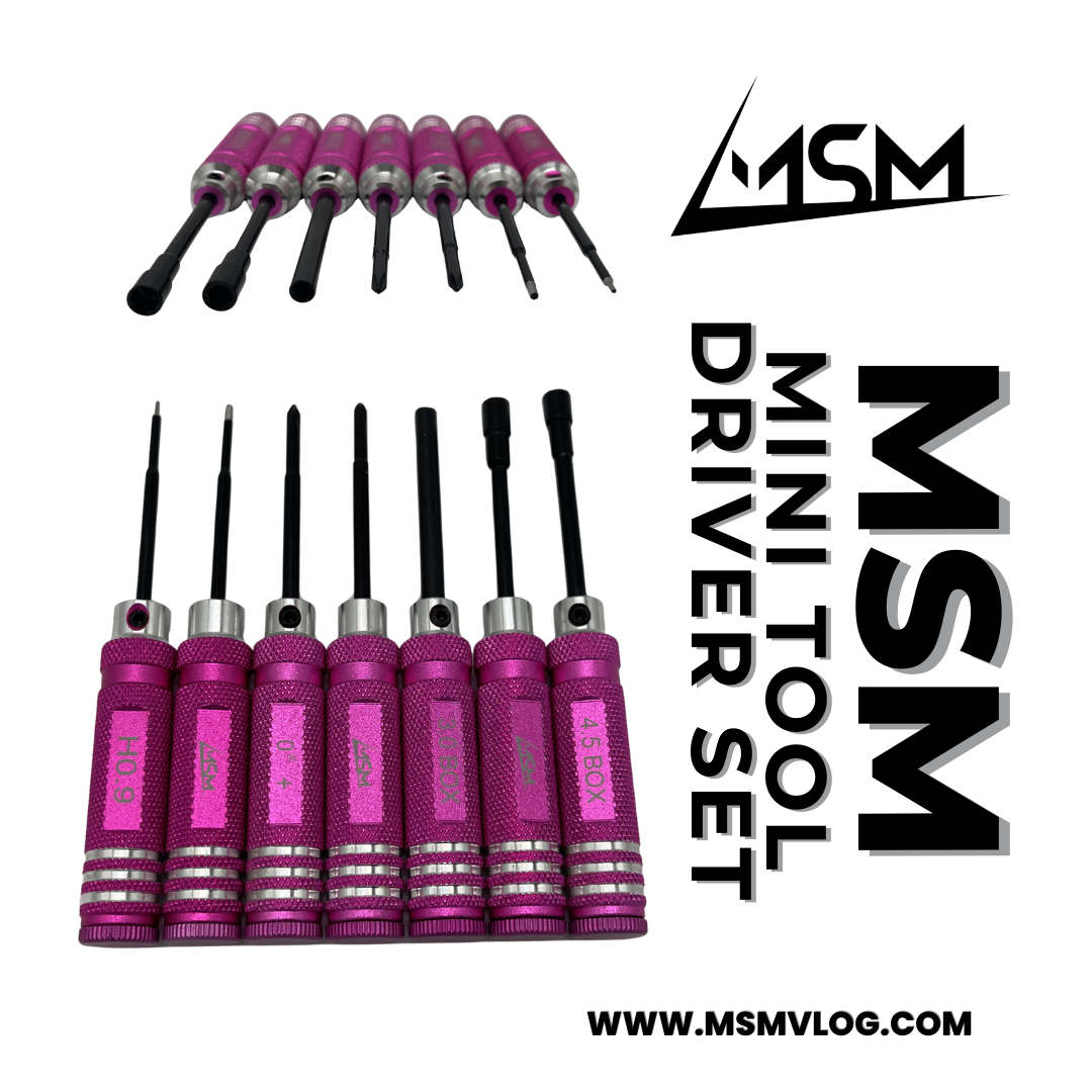 MSM Mini Tool Set for Mini-Z and 1RC Cars – Mark Santa Maria MSM Mini Tool Set for Mini-Z and 1RC Cars – Mark Santa Maria