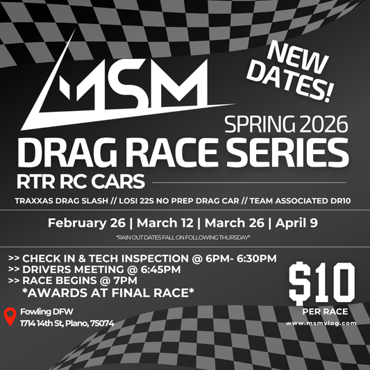 MSM Summer 26' Drag Race Series - Race #5 | April 23 DATE MOVED
