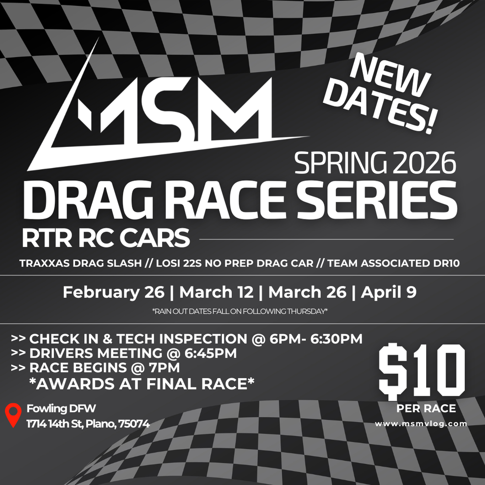MSM Summer 26' Drag Race Series - Race #5 | May 28 DATE MOVED – Mark ...