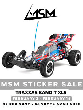 Traxxas Bandit XL5 February Sticker Sale