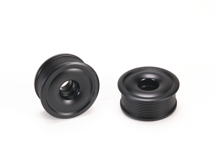 PN Racing Mini-Z 2WD Machine Delrin Cut Black Formula 8.5x19mm Flanged Wheel F1.5