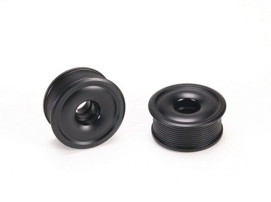 PN Racing Mini-Z 2WD Machine Delrin Cut Black Formula 8.5x19mm Flanged Wheel F1.5