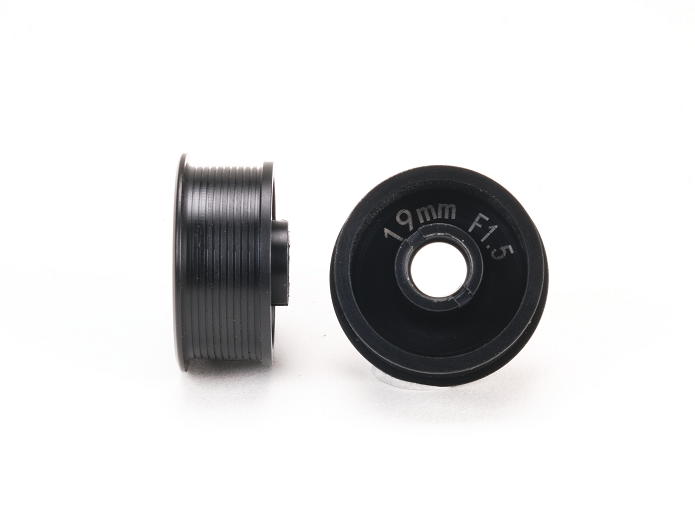 PN Racing Mini-Z 2WD Machine Delrin Cut Black Formula 8.5x19mm Flanged Wheel F1.5