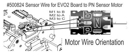 PN Racing Sensor Wire for Mini-Z EVO2 Board to PN Sensor Motor