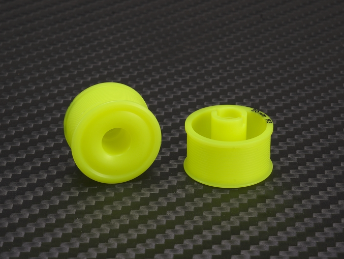 PN Racing Mini-Z 2WD Machine Delrin Cut Yellow Formula 11x20mm Flanged Wheel R3