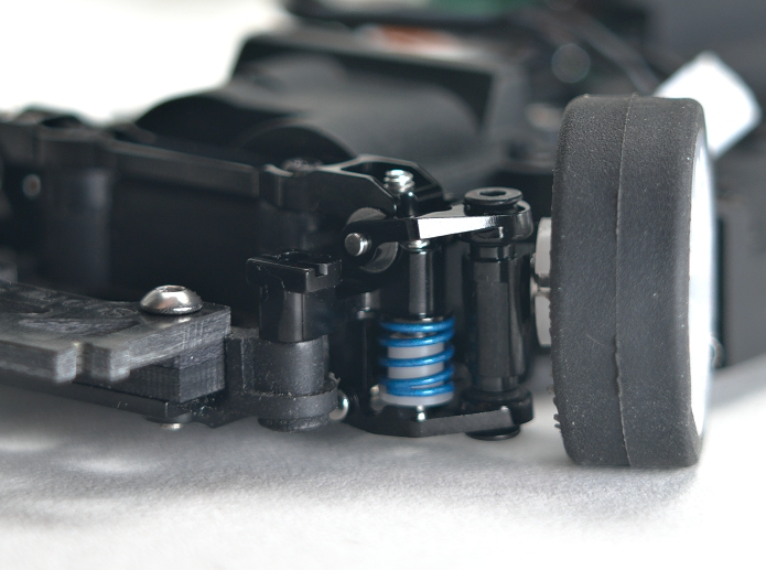 PN Racing Mini-Z V4 MR03/PNR2.5W Double A-Arm Front Suspension (Blue)