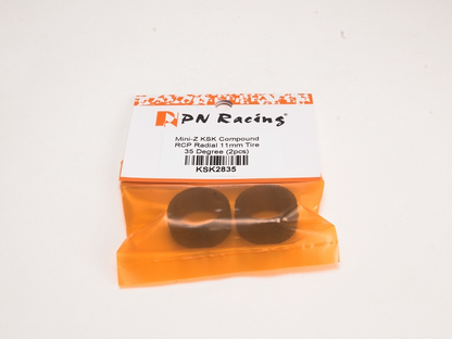 PN Racing Mini-Z KSK Compound RCP Radial 11mm Tire 35 Shore (2pcs)
