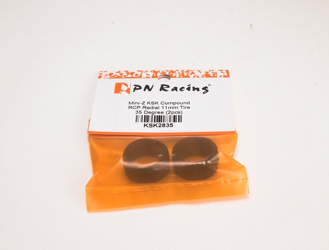 PN Racing Mini-Z KSK Compound RCP Radial 11mm Tire 40 Shore (2pcs)