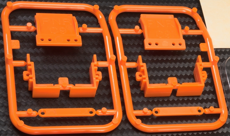 PN Racing Body Mounting Kit Set Orange For PNR Concept C9 Body