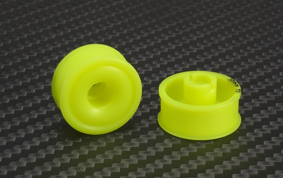 PN Racing Mini-Z 2WD Machine Delrin Cut Yellow Formula 8.5x20mm Flanged Wheel F3
