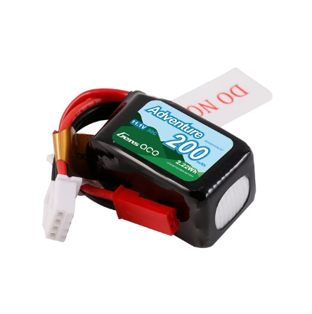 Gens ace 200mAh 3S 11.1V 30C Lipo Battery Pack with JST Plug