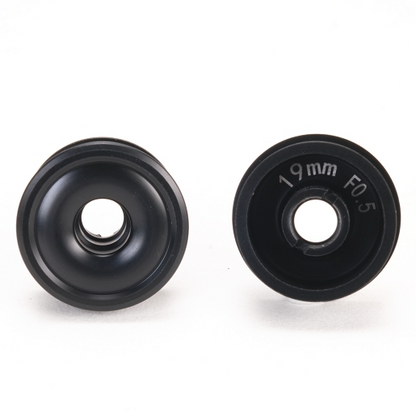 PN Racing Mini-Z 2WD Machine Delrin Cut Black Formula 8.5x19mm Flanged Wheel F0.5