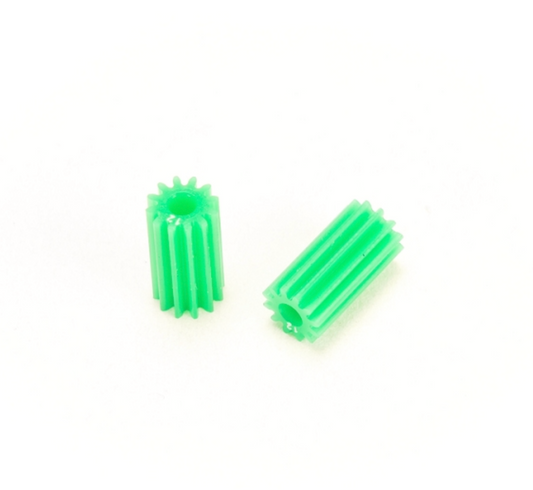 PN Racing PNWC Machine Cut Delrin 64P 12T Long Pinion (2pcs) (Green)