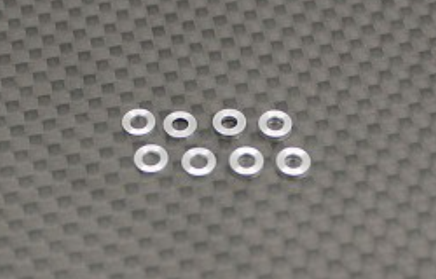 RX523 Reflex Racing Aluminum Shim Set (0.5mm and1.0mm) - 4 pcs ea