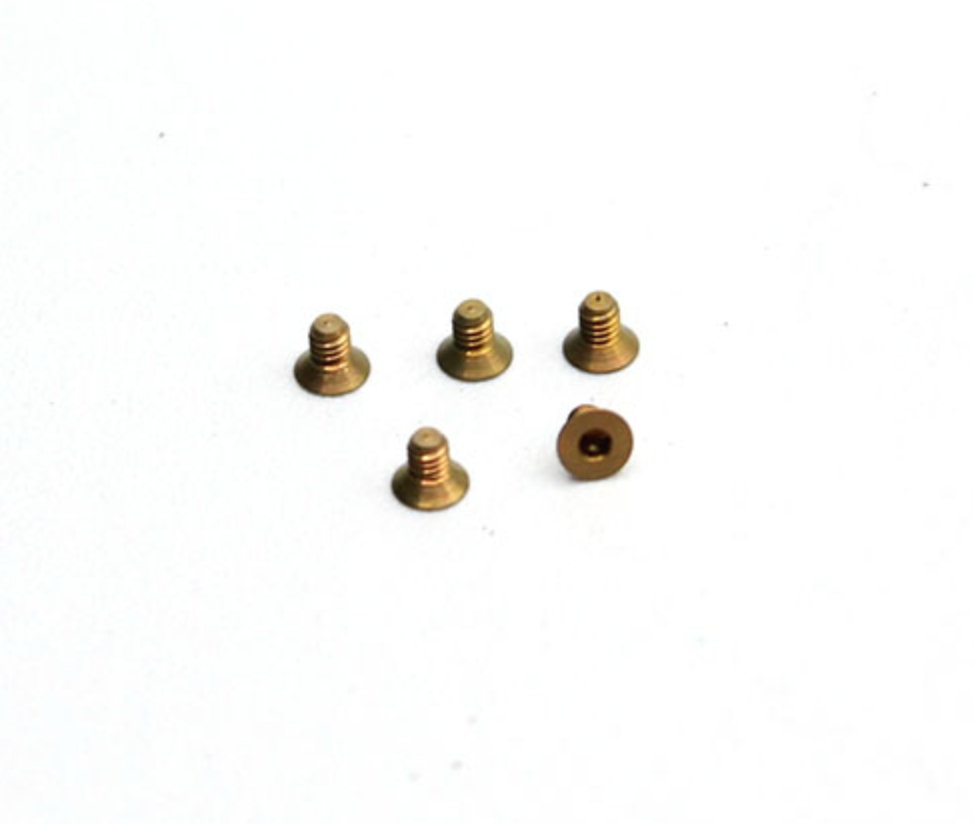 RX28A-71 Reflex Racing Titanium M2x3 CS Screws (5pcs)