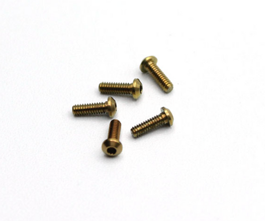 RX28A-75 Reflex Racing Titanium M2x6 BH Screws (5pcs)