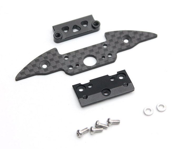 RX566 Reflex Racing MF-1 Carbon Fiber Bumper and Aluminum Clip Set
