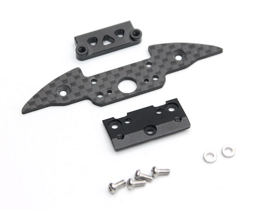 RX566 Reflex Racing MF-1 Carbon Fiber Bumper and Aluminum Clip Set