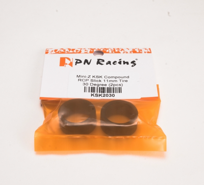 PN Racing Mini-Z KSK Compound RCP Low Profile Slick 11mm Tire 30 Shore (2pcs) KSK630