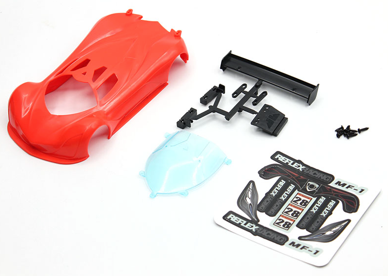 Reflex Racing MF-1 ABS Plastic Body Set RAW-001