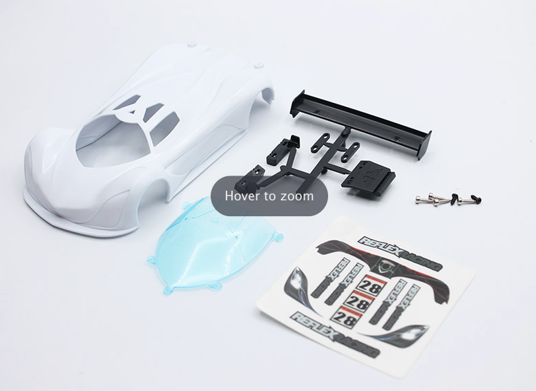 Reflex Racing MF-1 ABS Plastic Body Set RAW-001