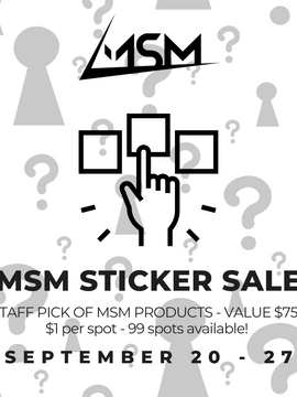 September Staff Pick Sticker Sale