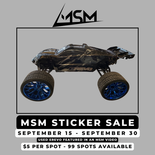 September USED eRevo Sticker Sale