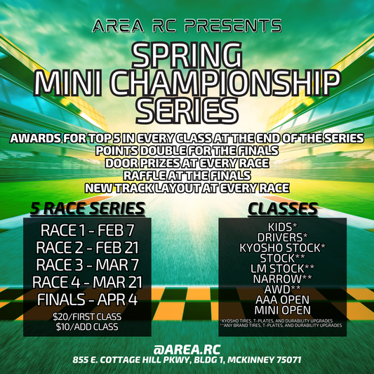 Round 5 Area RC Spring MINI Championship Series - April 4