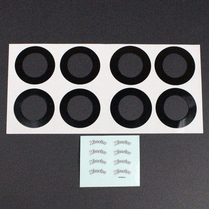 FR/RR Soft Tires & Black Wheels, 1/24 Asphalt Late Model (4)