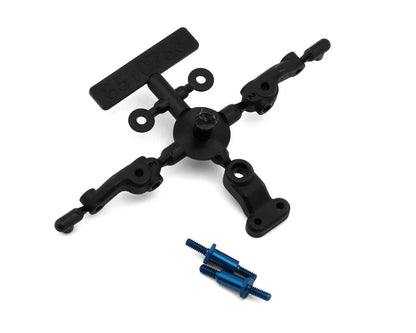 Team Associated RC28R Steering Block And Servo Horn Set