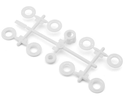 Factory Team RC28R FT Sidewall Flange Set, White