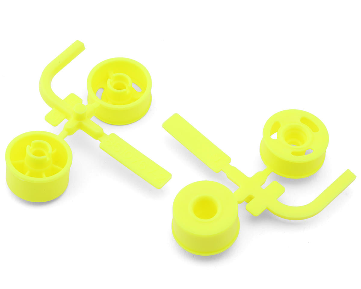 Team Associated RC28R Wheel Set, Yellow