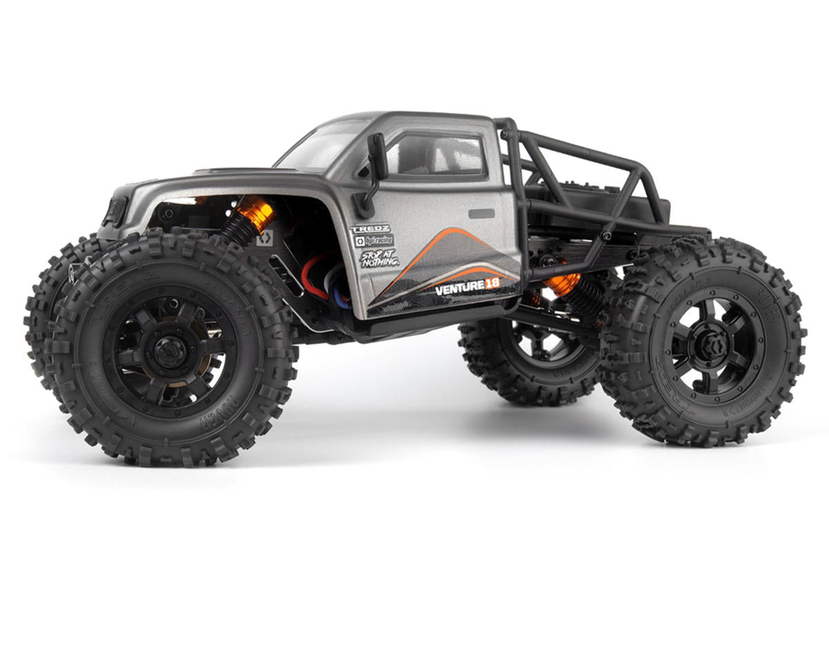 HPI Venture18 CC Flux 1/18 4WD RTR Brushless Rock Crawler (Gunmetal) w/2.4GHz Radio, Battery & Charger