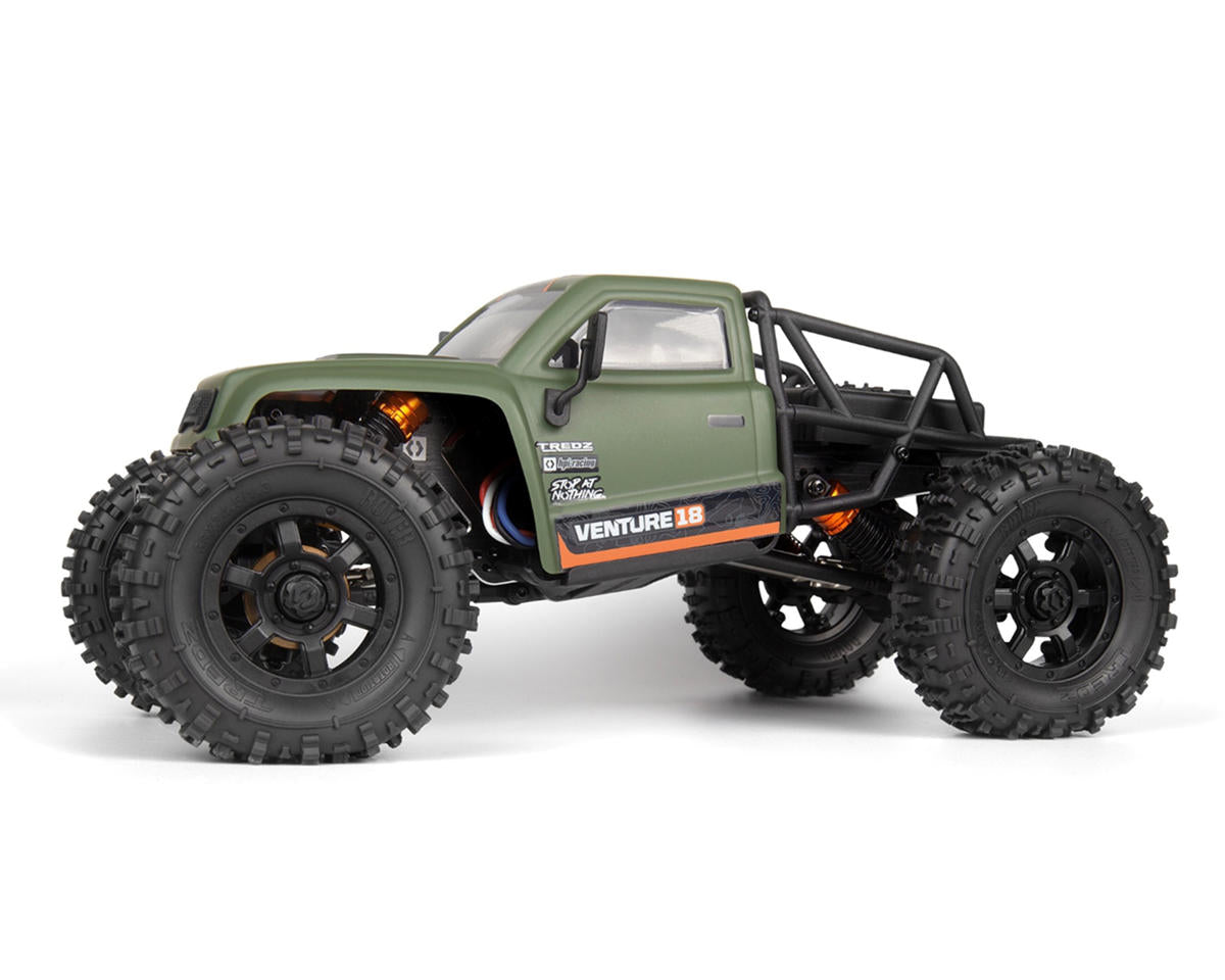 HPI Venture18 CC Flux 1/18 4WD RTR Brushless Rock Crawler (Gunmetal) w/2.4GHz Radio, Battery & Charger