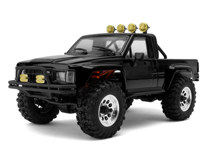 HPI Venture18 Flux 1985 Toyota Hilux SR5 1/18 RTR 4WD Brushless Rock Crawler (Black) w/2.4GHz Radio, Battery & Charger