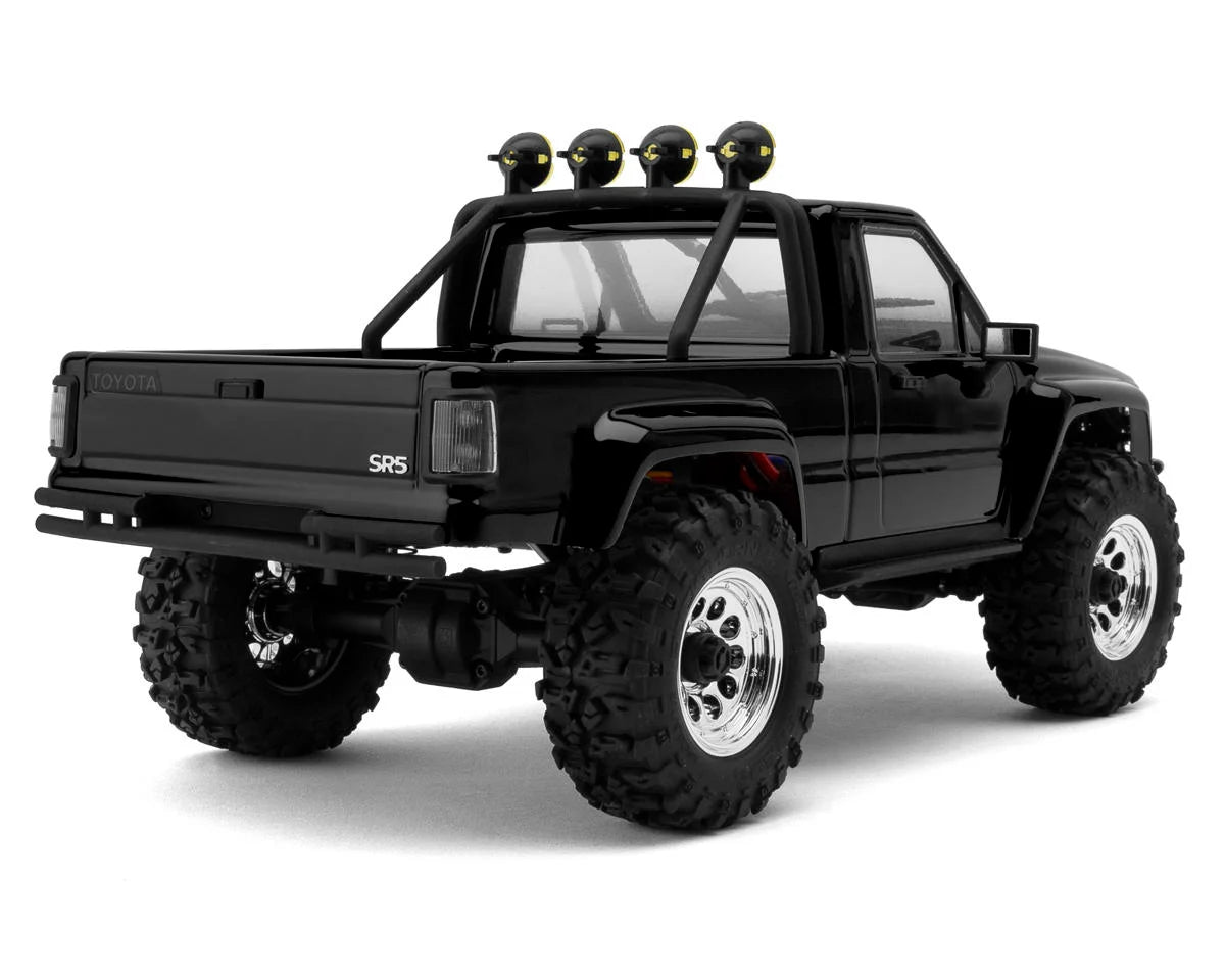 HPI Venture18 Flux 1985 Toyota Hilux SR5 1/18 RTR 4WD Brushless Rock Crawler (Black) w/2.4GHz Radio, Battery & Charger