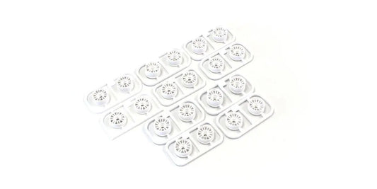 Kyosho Multi Offset Wheel SetII (White/RAYS RE30)