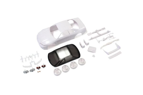SKYLINE GT-R R33VSpecWhite body set(w/Wheel) MZN182