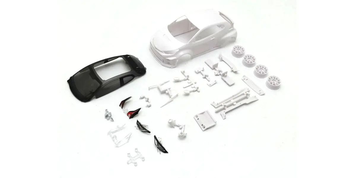 Toyota GRMN YARIS CIRCUIT PACKAGE White Body set MZN218