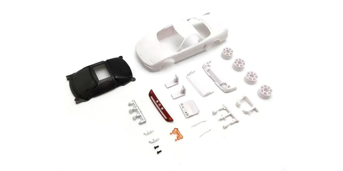 Honda NSX White body set (w/Wheels) MZN220