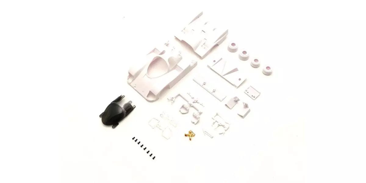 Porsche 962 C Coupe LH White Body set (w/rims)