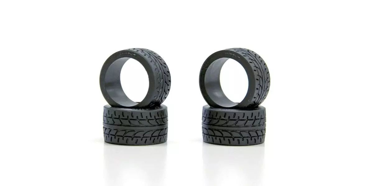 MINI-Z Racing Radial Wide Tire (2X/4pcs) MZT103-2X