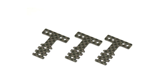 Kyosho Carbon Rear Sus.Plate(Soft/MM/LM/MM2/3pcs)