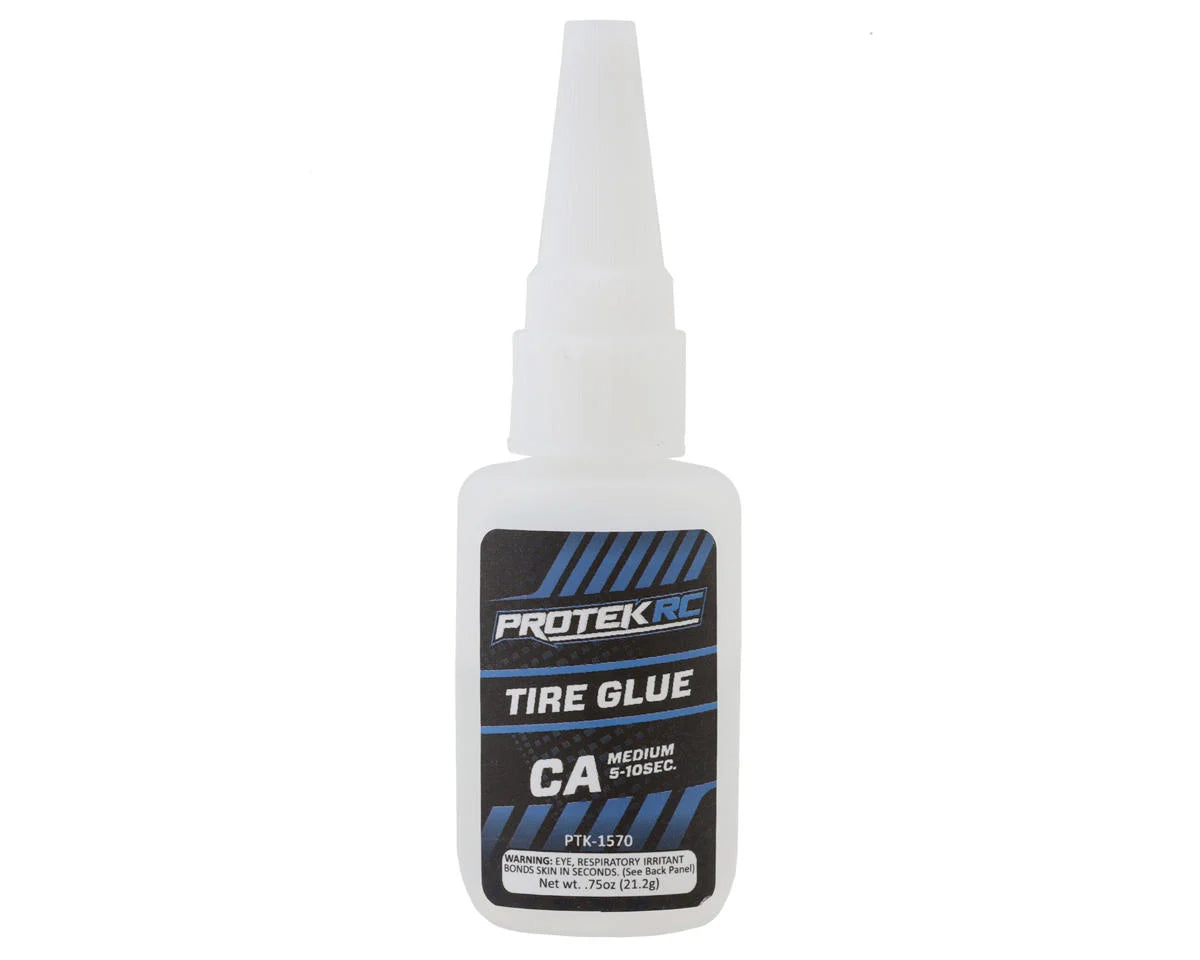 ProTek RC CA Tire Glue w/Glue Tip (Medium) (0.75oz)