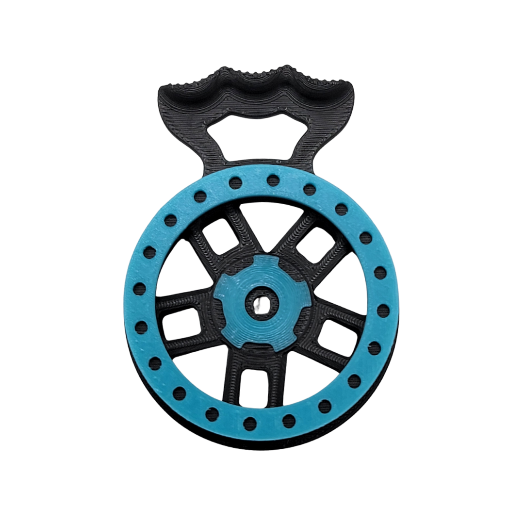 Spektrum Light Blue Beadlock Thumbsteer