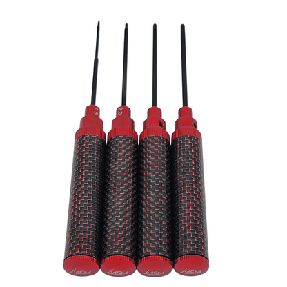 MSM Red Carbon Fiber Hex Driver Set